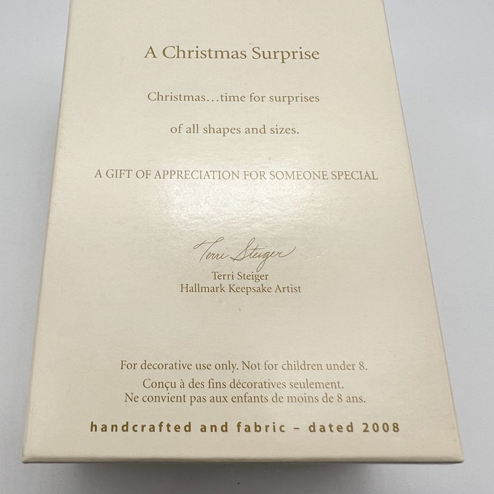 Hallmark Keepsake A CHRISTMAS SURPRISE Ornament VIP Exclusive 2008 - Picture 6 of 9
